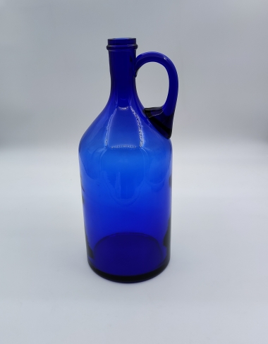 Бутыль 2 лит Синяя с ручкой