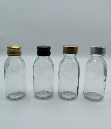 Бутылка Флакон 0,1 л. под винтовую крышку 4 вида