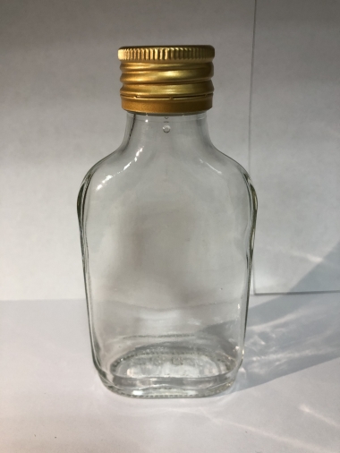 Бутылка 0,1 л. Фляжка+Крышка
